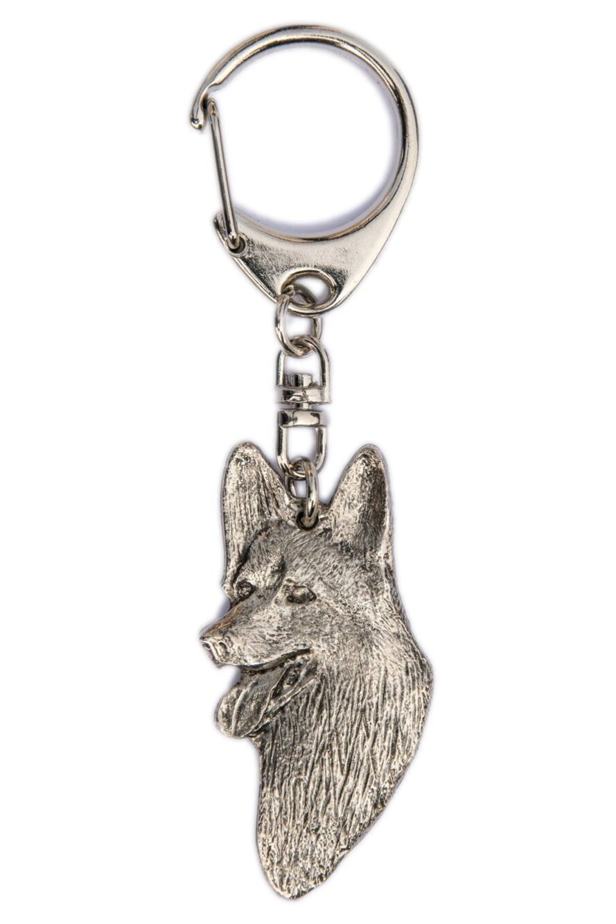 5734 German Shepherd Head Made in U.K Artistic Style Dog Key Ring